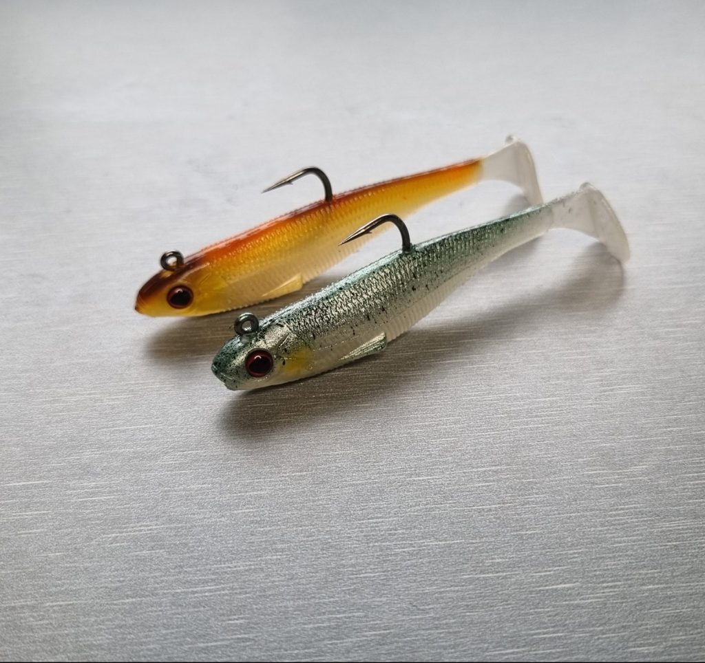 Apex minnows: Ice Blue and Clear Amber