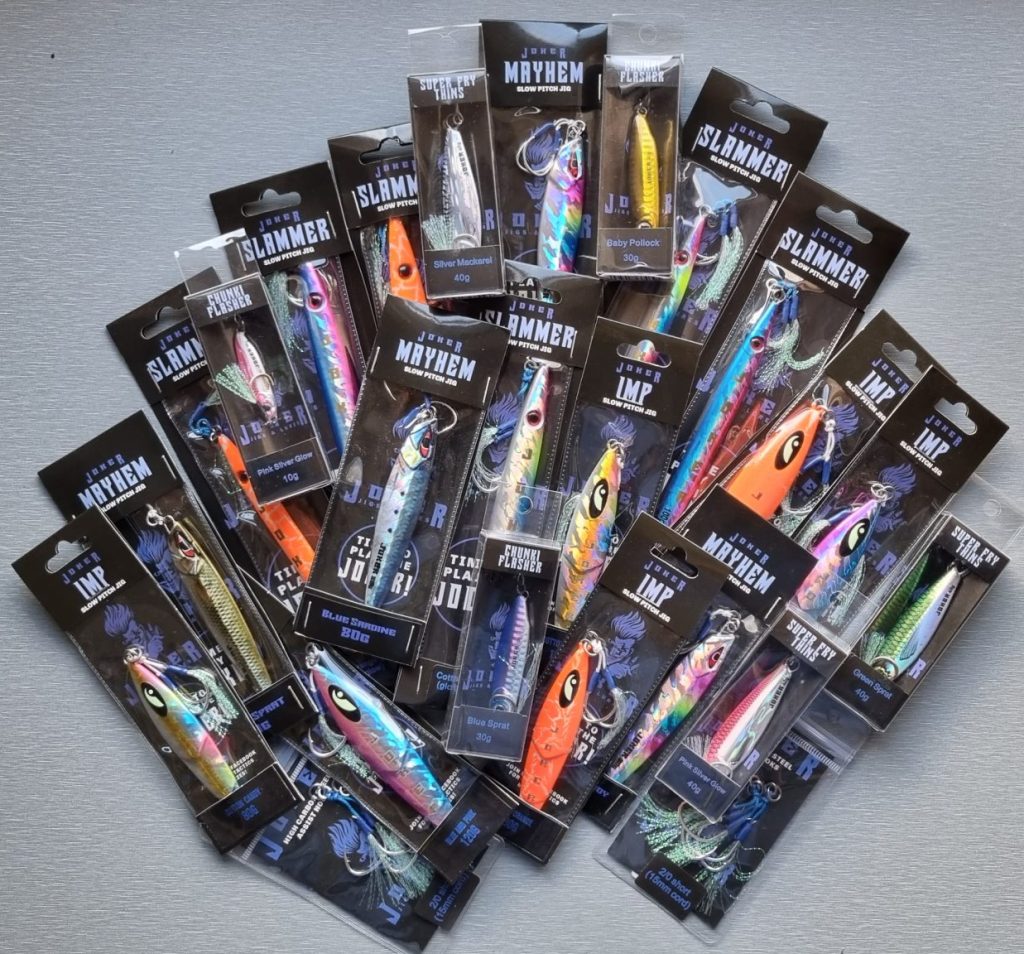 pile of lovely JOKER jigs and lures