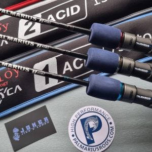 Palmarius P+ Slow Pich Jigging Rods, Power #1 #2 and #3, acid wrapped guides