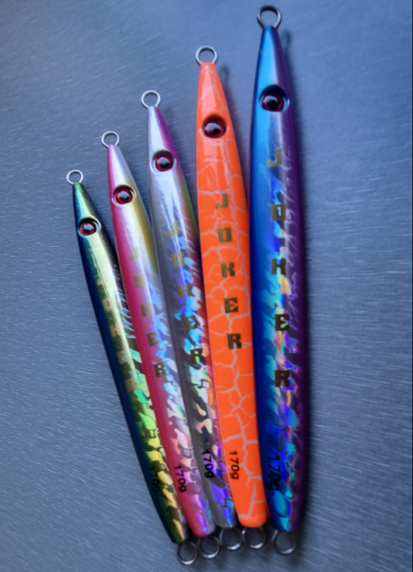The JOKER SLAMMER is an excellent jig, now in 5 colours, beautiful!!!