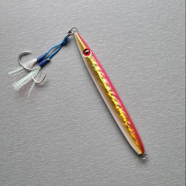 The JOKER SLAMMER is an excellent jig, now in 5 colours, the underside of the PINK SILVER GLOW has extra gold