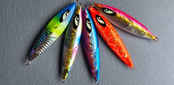 Close up of all 5 colours of the amazing JOKER Imp Jig! This is a deadly jig with and excellent flutter action!