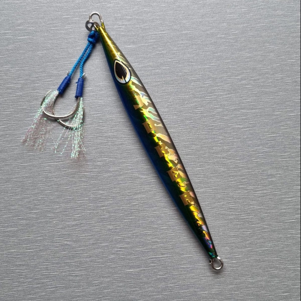 JOKER Cobra jig in Black Mack. Available in 100g, 120g, 150g and 180g and 4 other colours.