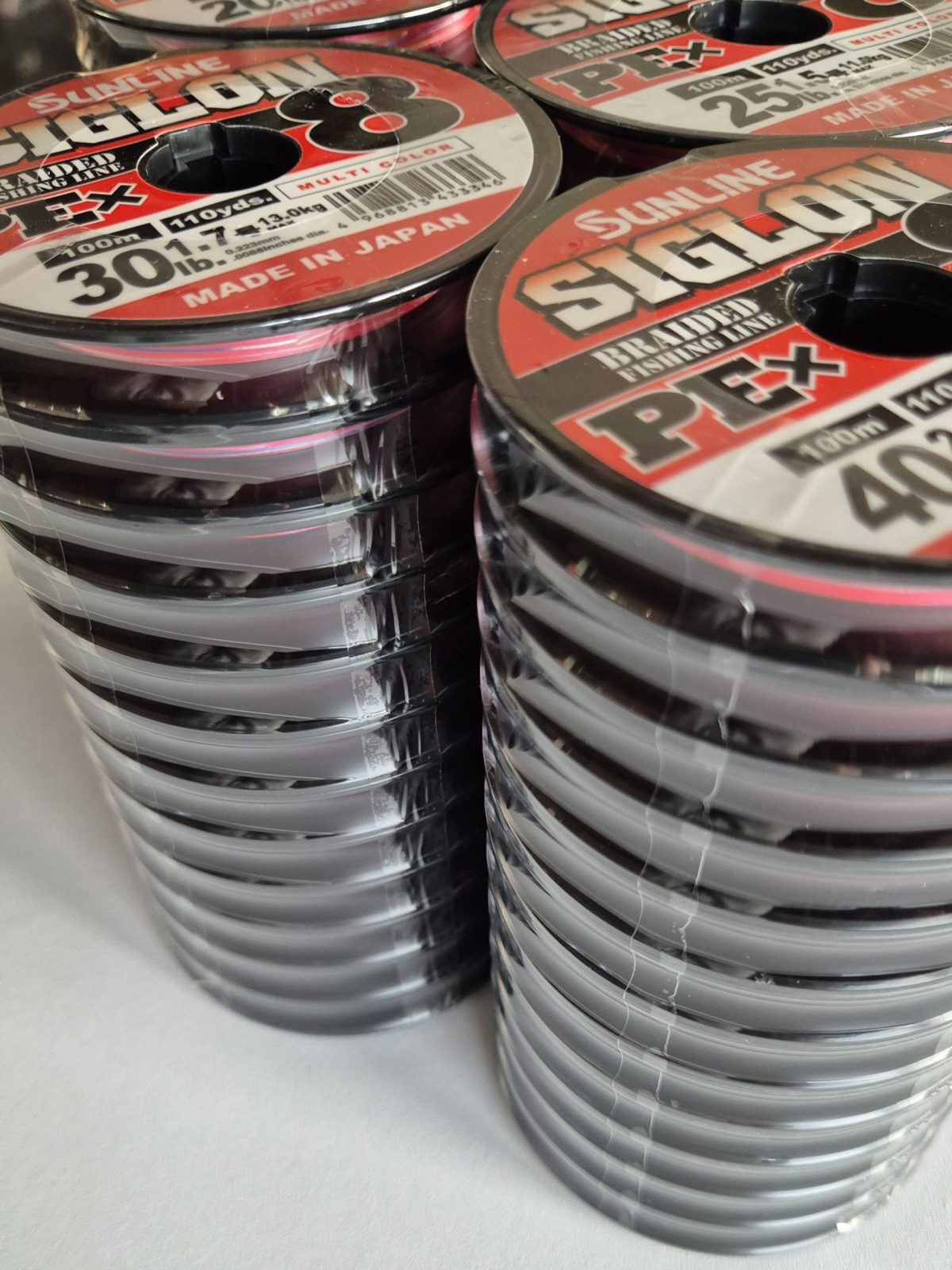 Sunline Siglon X8 braid, excellent jigging, marker braid