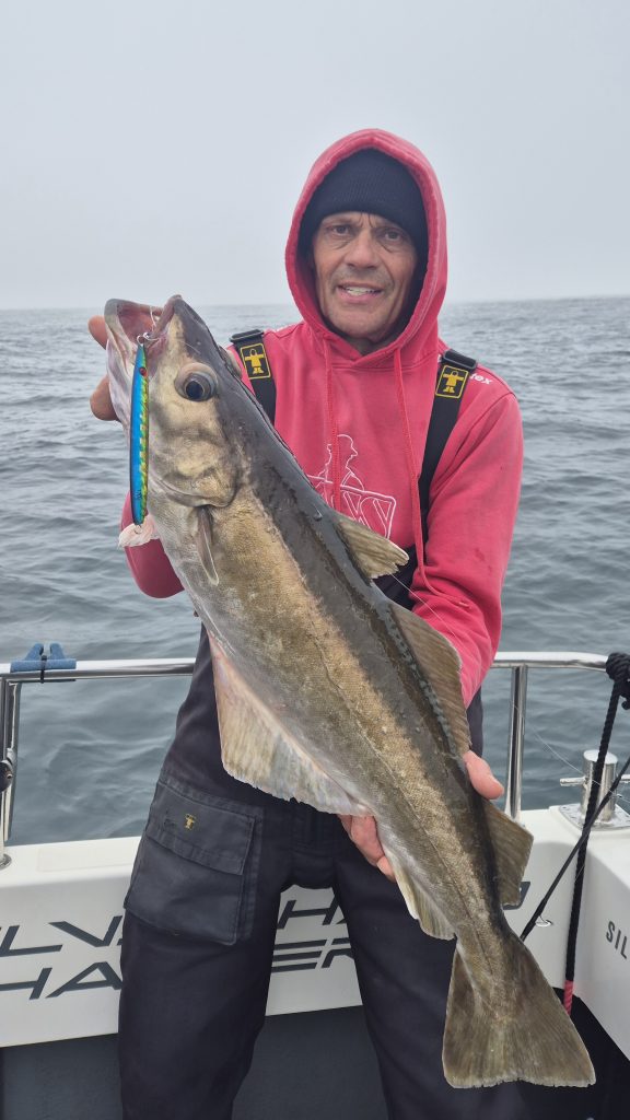 The 170g JOKER Slammer jig in Black Mack colours