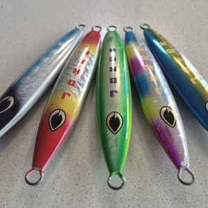 5 colours of the Orca Jig by JOKER, front Orca Jig by JOKER, front